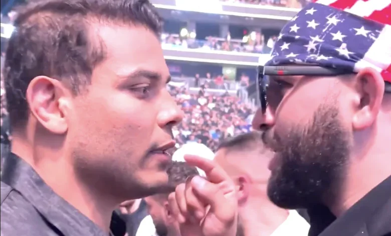 Video: Josh Hokit, Paulo Costa separated by security after confrontation at UFC 328