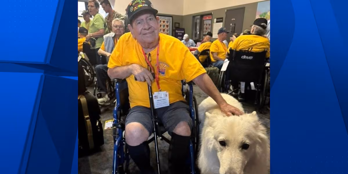 Vietnam veteran returns to Phoenix after dying during Honor Flight trip