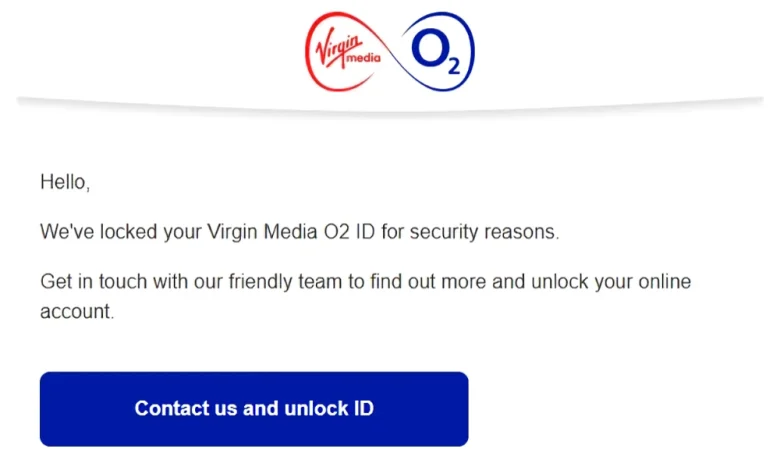 Virgin Media O2 Locking Some UK Accounts for Unclear Security Reasons