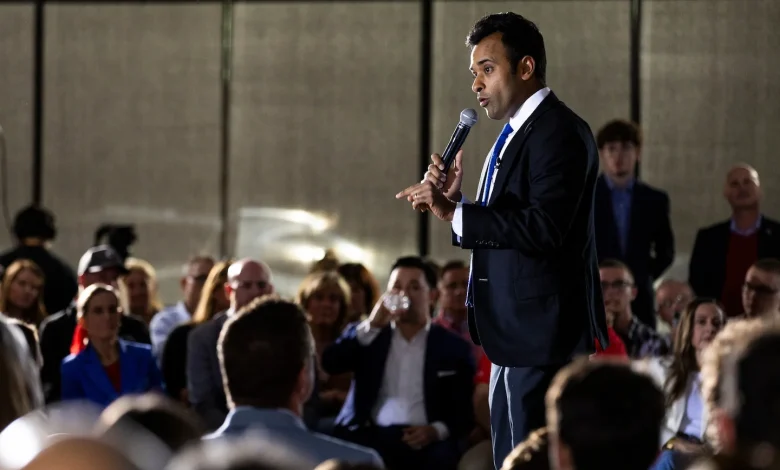 Vivek Ramaswamy confronts emboldened racists in run for Ohio governor
