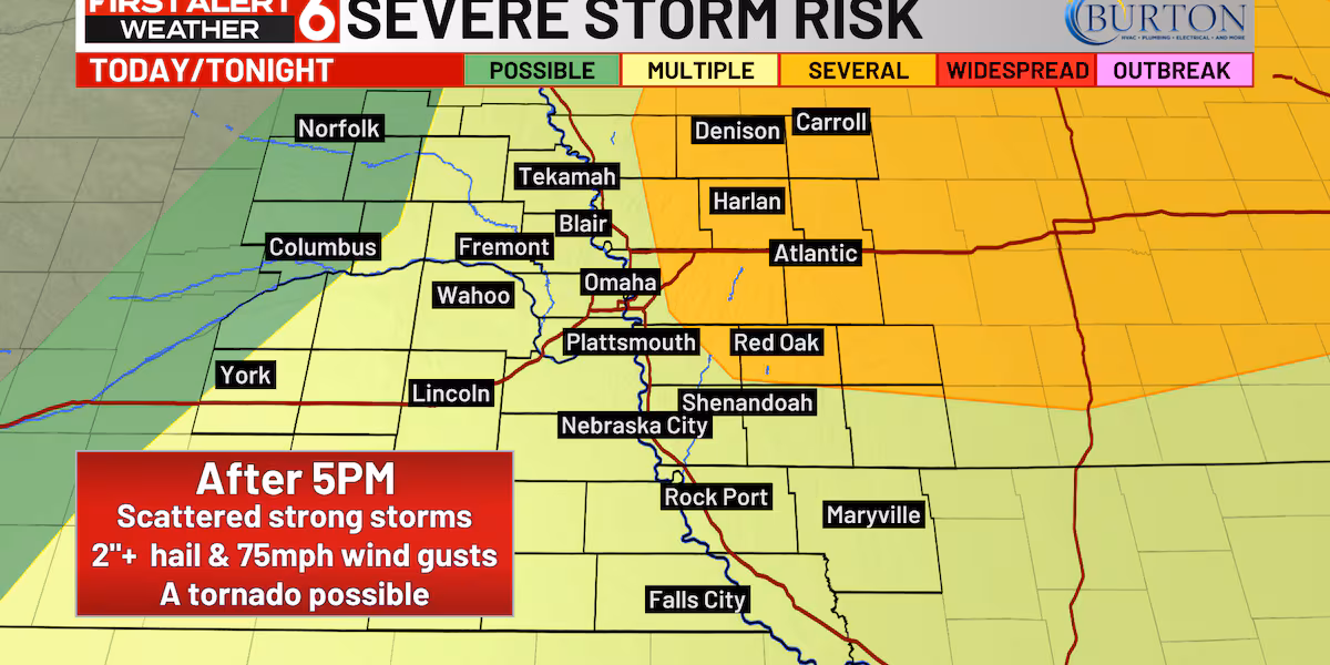 WATCH ISSUED: Multiple rounds of severe storms Friday evening through Monday