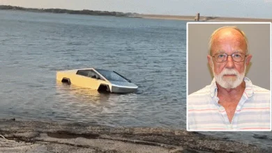 WATCH: Man arrested after driving Tesla Cybertruck into Grapevine Lake to test 'Wade Mode'