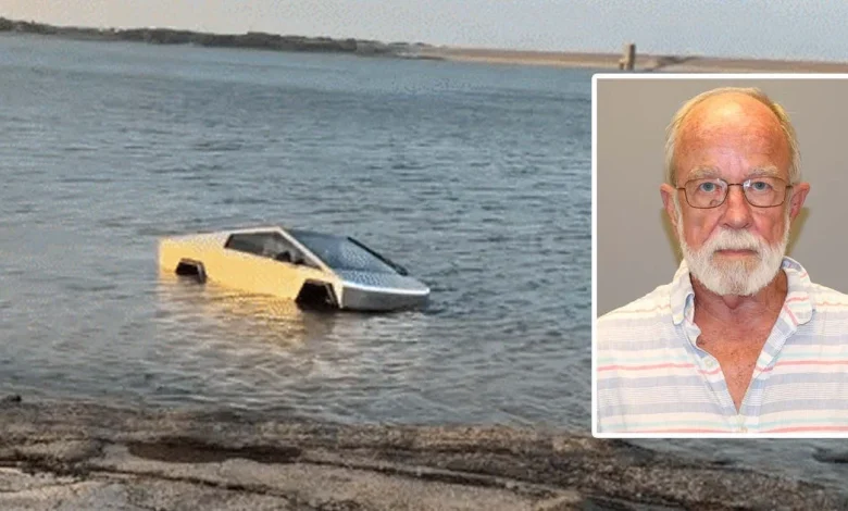 WATCH: Man arrested after driving Tesla Cybertruck into Grapevine Lake to test 'Wade Mode'