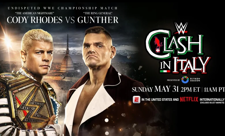 WWE announces two Clash in Italy matches for ESPN