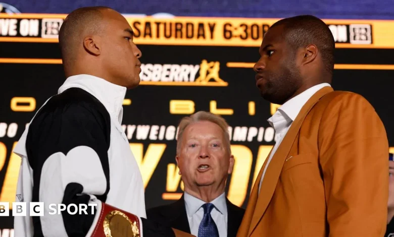 Wardley vs Dubois press conference RECAP: Rewatch, face-off and updates from heavyweight media event