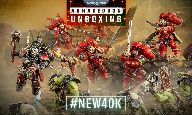 Warhammer 40,000: Armageddon Unboxing – The Space Marines