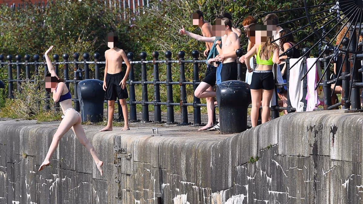 Warning issued after people spotted jumping into Liverpool Queens Dock