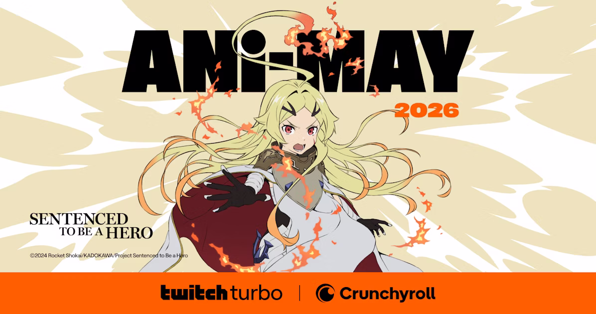 Watch Anime Live on Twitch, Try Turbo for Free, and Get 15% Off Crunchyroll Store!