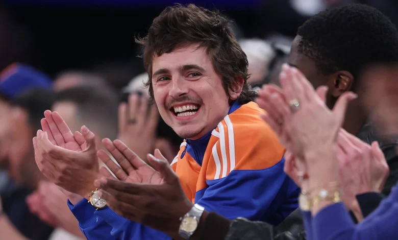 Watch Timothee Chalamet Play Hoops at MSG in Trending Video Amid Knicks' NBA Playoff Run