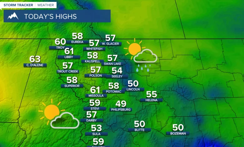 Weather Forecast: Spring showers continue this week