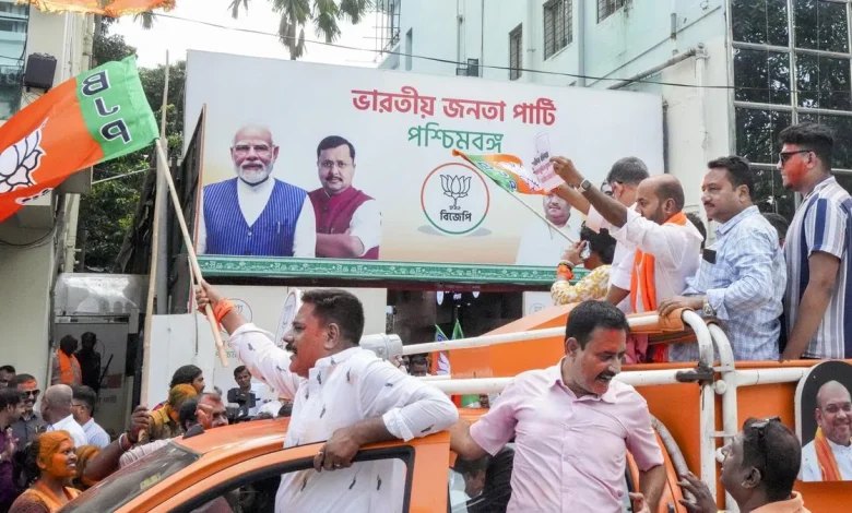 West Bengal election results LIVE: BJP, TMC record first wins, as vote counting progresses