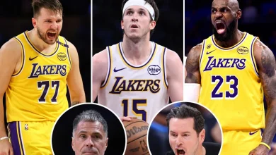 What grades did the Lakers earn for the 2025-26 season?