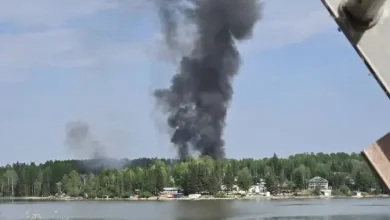 Wildfire west of Barrhead sets buildings on fire, residents ordered to evacuate