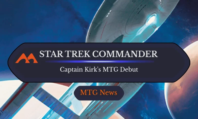William Shatner Appears as Young Captain Kirk in Star Trek’s First MTG Card
