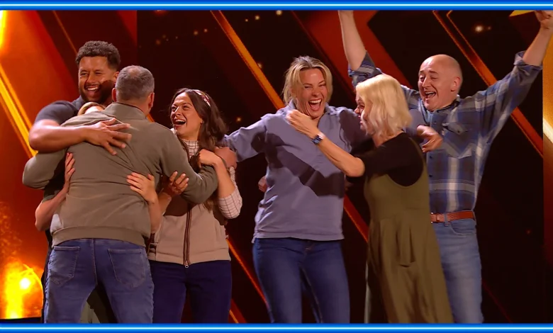Winners of Semi-Final 5 public vote are... The Hawkstone Farmers Choir!
