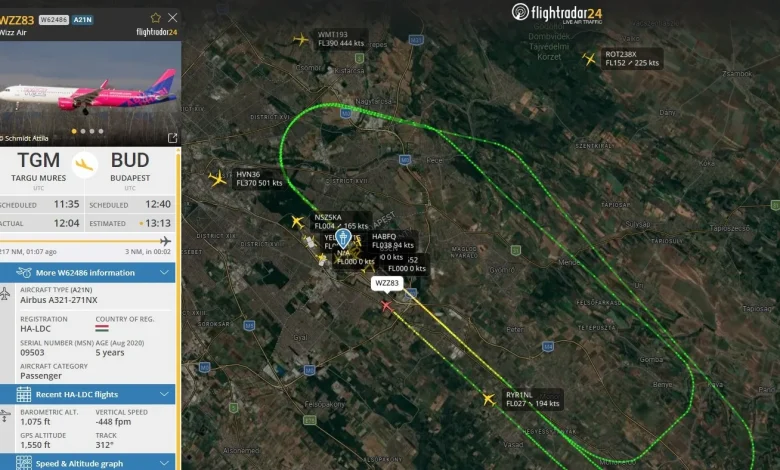 Wizz Air go-around in Budapest sparks panic on board