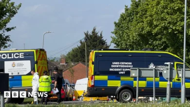 Woman and teen arrested for murder after two die in BMW and motorbike crash