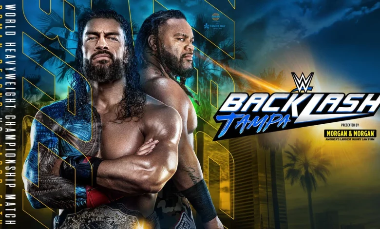 World Heavyweight Champion Roman Reigns battles Jacob Fatu at WWE Backlash