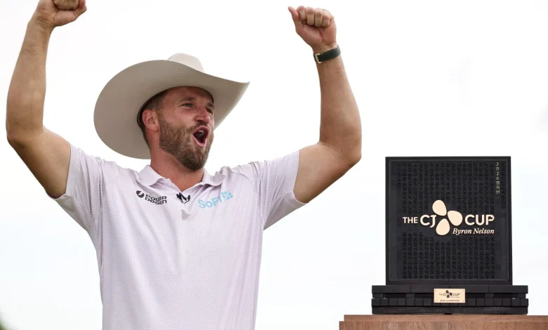 Wyndham Clark shoots 60 to win Byron Nelson, pulling away from Si Woo Kim and Scottie Scheffler