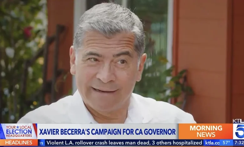 Xavier Becerra Argues With Reporter Over 'Gotcha Piece'