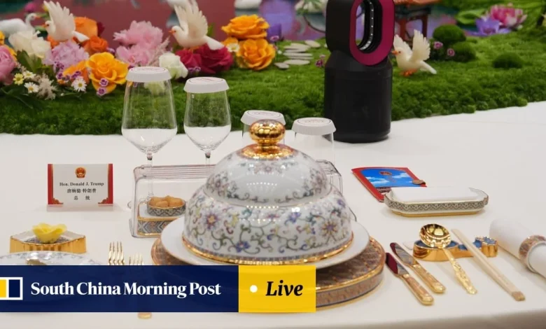 Xi-Trump summit live: China hosts lavish banquet for US president