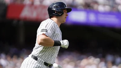 Yankees; Ben Rice removed from game with wrist injury