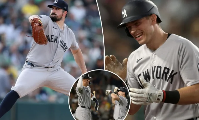 Yankees' offense keep things going against A's for fifth straight victory