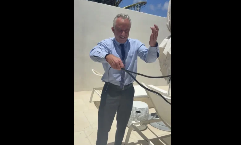 'You Are Nuts!' RFK Jr. Bitten After Picking Up Wild Snakes