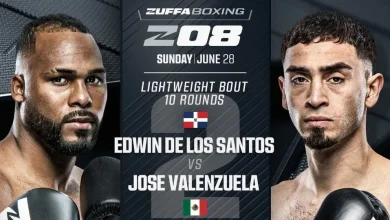 Zuffa Boxing 08: De Los Santos- Valenzuela II tops June 28 card