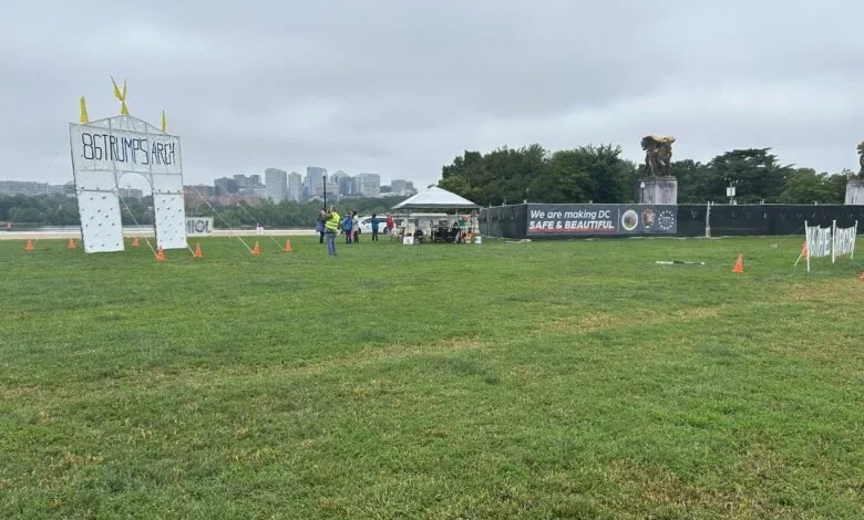 ‘A hideous thing to have’: DC-area group pushes back on Trump’s plan for arch near Memorial Circle