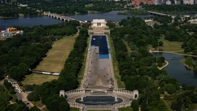 ‘It’s not supposed to look like you’re going to dive in’: Historians criticize Trump’s Reflecting Pool makeover as group sues