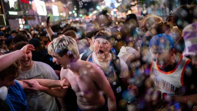 17 Arrested, 1 Officer Injured in N.Y.C. Celebrations of Knicks’ Game 2 Win