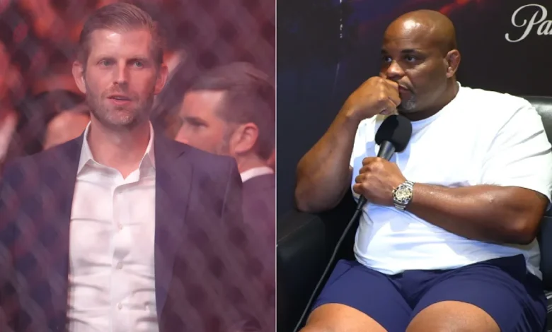 Daniel Cormier posts, deletes DMs from Eric Trump asking about 'rigged' UFC White House fights