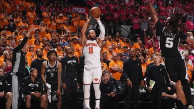 2026 NBA Finals: Knicks erase double-digit road deficit in Game 1 win over Spurs