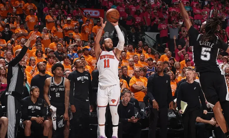 2026 NBA Finals: Knicks erase double-digit road deficit in Game 1 win over Spurs