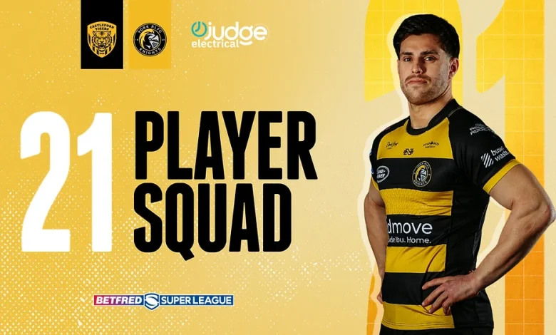 21 Player Squad - Castleford Tigers v York Knights