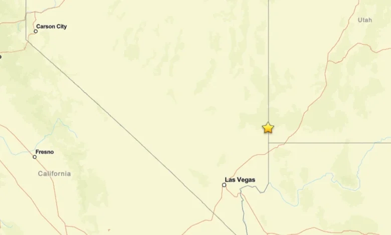 3.1 magnitude earthquake reported northeast of Las Vegas