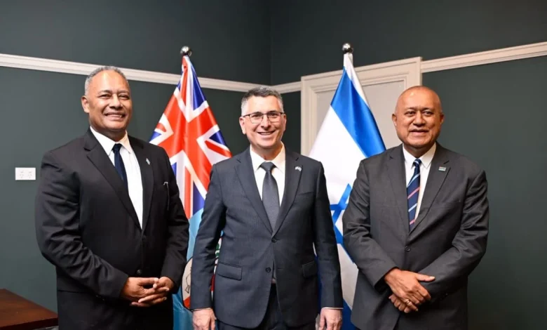 'A historic step': Sa'ar attends opening of Fiji's new Israel embassy after 30 years