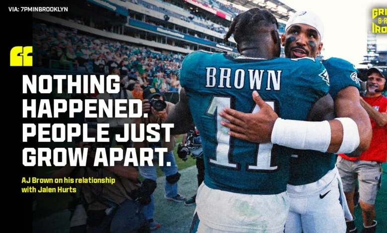 A.J. Brown Gets Honest About Jalen Hurts Relationship in Trending Video After Eagles-Patriots Trade