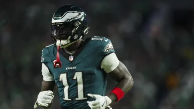 A.J. Brown will wear No. 1 with Patriots