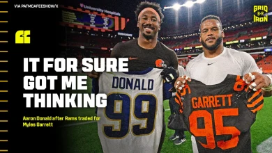 Aaron Donald Talks Potential NFL Return Amid Rumors After Rams' Blockbuster Myles Garrett Trade
