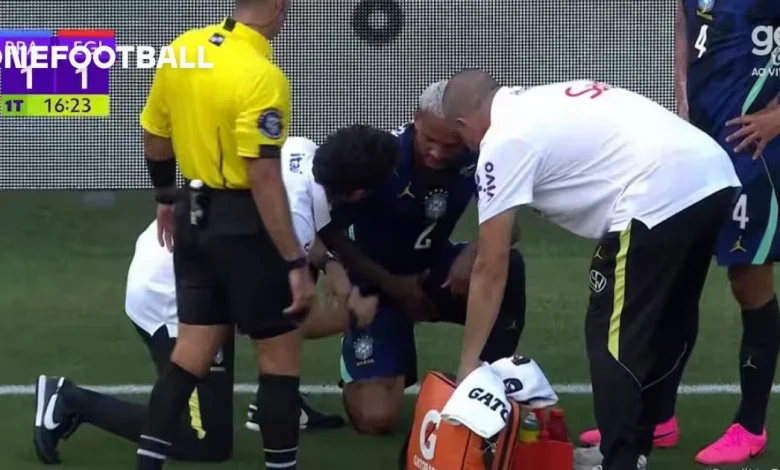 ⚠️ Adeus Copa? Wesley se lesiona, é substituído e chora no banco da Seleção