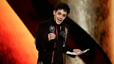 Ali Louis Bourzgui Speaks for Palestine, Against Fascists at Tonys