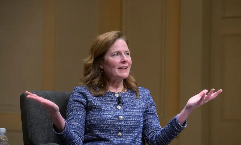 Amy Coney Barrett Says Supreme Court Liberals Rely on 'Fictional Premise' in Dissent