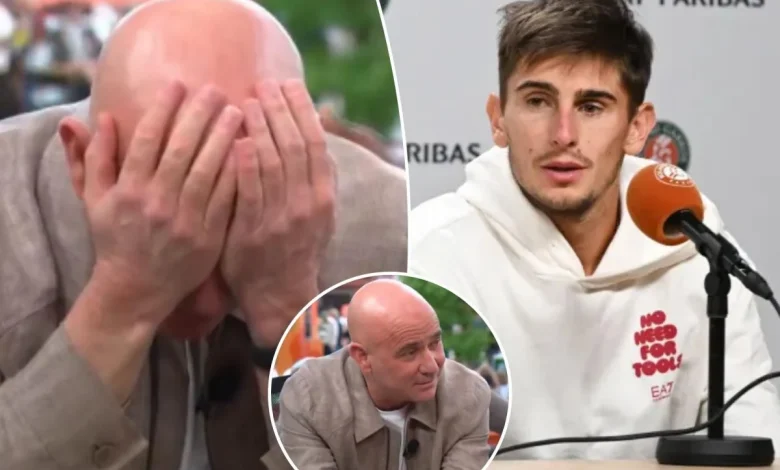 Andre Agassi could not believe Matteo Arnaldi’s French Open semifinal withdrawal