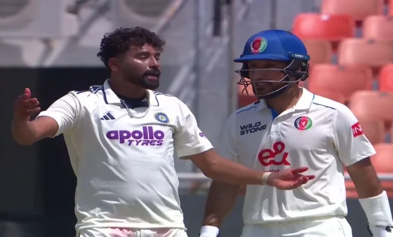 Angry Mohammed Siraj riles up Rahmat Shah, triggers Afghanistan collapse in Mullanpur