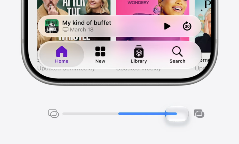 Apple is tweaking its controversial Liquid Glass design