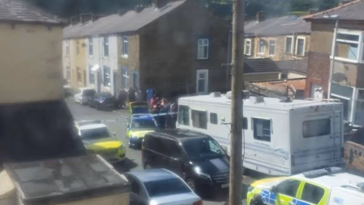 Armed police called to Brierfield after girl, 17, stabbed in neck