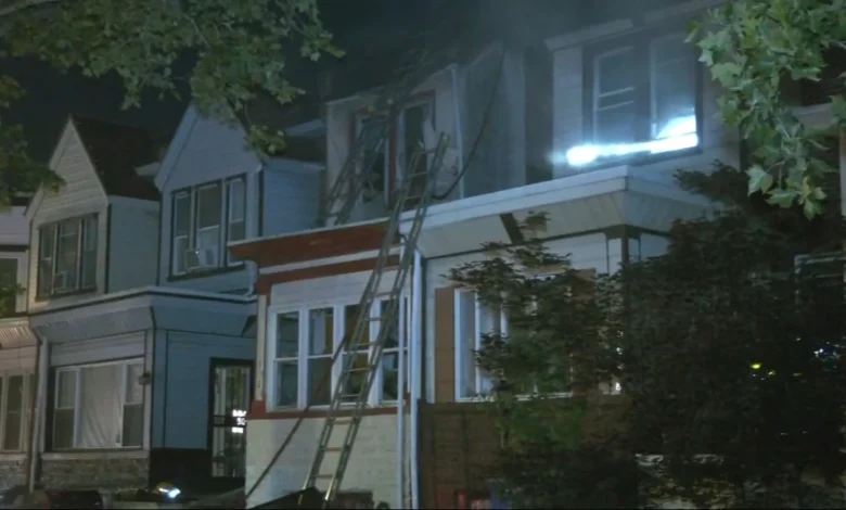 Arson in Philadelphia's Fern Rock neighborhood leaves two injured after fire on North Camac Street