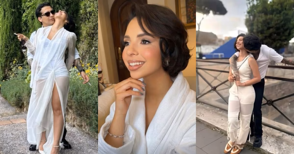 Así fue la polémica boda en Roma de Nodal y Ángela Aguilar: el tatuaje, el anillo y el maquillista que lo revelaron todo